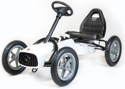 Detská šliapacia motokára BABY MIX Buggy – biela