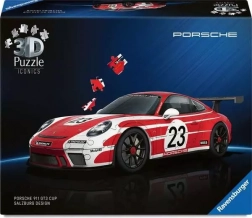 3D puzzle RAVENSBURGER Iconics: PORSCHE 911 GT3 Cup Salzburg – 108 dielikov