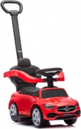 Odrážadlo s tlačkou Mercedes 3v1 červené