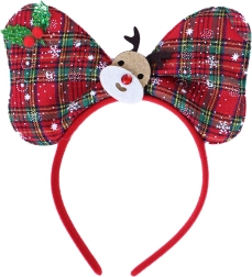 Vianočná čelenka Sob a Motýlik