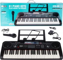 Elektronické organy 61 kláves + mikrofón
