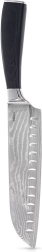 Kuchynský nôž santoku z damaškovej ocele 31 cm