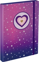 Dosky na školské zošity A4 Koně Srdce