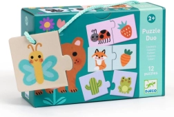 Djeco Eduludo puzzle duo – farby