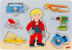 Drevená vkladačka opravár Goki