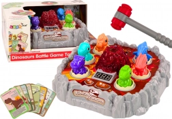 Hra zručnosti Dinosaury s dymiacou sopkou, svetlá a zvuky