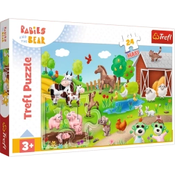Puzzle 24 maxi BOBASKI A ZVIERATÁ Trefl