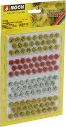 Kvitnúce trsy trávy sada 104 ks