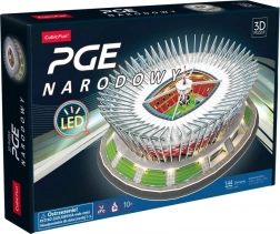 Puzzle 3D PGE Narodowy LED verzia