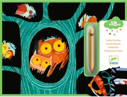 Vyškrabávacie obrázky zvieratiek pre najmenších od Djeco