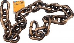 Karnevalová zlatá reťaz 1 m