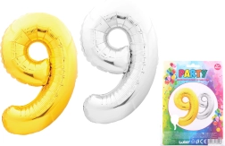 Balónik číslo 9 40 cm nylon