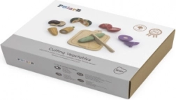 Drevená súprava na krájanie zeleniny pre deti