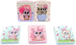 Vreckové zrkadielko so sovičkami