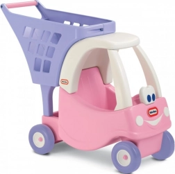 Little Tikes Princess Cozy Coupe nákupný vozík