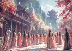 Puzzle Gejši 1000 dielikov