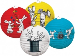 Papierový okrúhly lampión BOB A BOBEK 25 cm