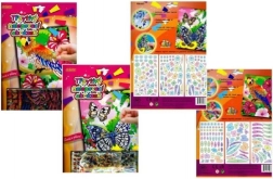 ARTLOVER trblietavý nalepovací obrázok koníky 20 × 29 cm