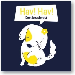 Kontrastná knižka hav, hav! domáce zvieratá