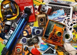 Puzzle Zbierka Retro Fotoaparátov 1000 Dielikov