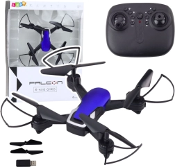Dron Falcon so šiestimi osami a LED svetlami