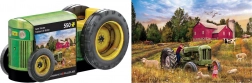 EUROGRAPHICS Puzzle v plechovej krabičke Starý traktor 550 dielikov