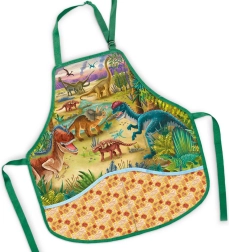 Detská zástera na výtvarnú výchovu dinosauri 50 × 55 cm - 1 kus