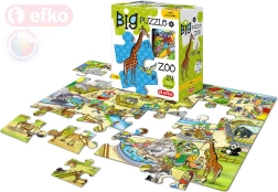 EFKO Baby Puzzle BIG v zoo – veľké dieliky 24 dielikov - 1 kus