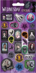 Opakovane použiteľné nálepky Wednesday