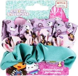 Sada gumičiek do vlasov Gabby's Dollhouse (Gábinin kouzelný domek) 3 ks