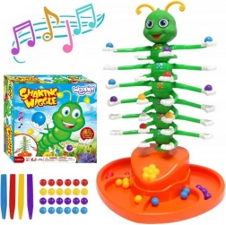 woopie tanečná húsenica – zručnostná rodinná hra pre deti