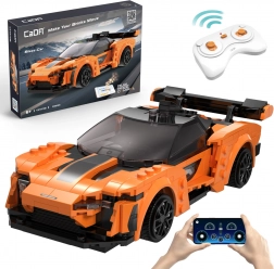 Stavebnica CaDA RC športové auto BLAZE CAR, oranžové, Dual Mode, 295 dielikov
