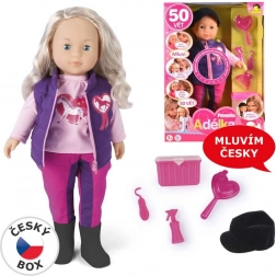 Bábika Adélka džokejka hovoriaca 38 cm