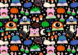 Puzzle Príšerky v práci 1000 dielikov