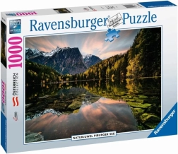 Puzzle 1000 dielikov Ravensburger – jazero Piburger