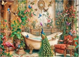 Puzzle páv 1000 dielikov ANATOLIAN