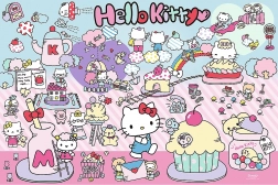 Puzzle Objavuj svet Hello Kitty 300 dielikov