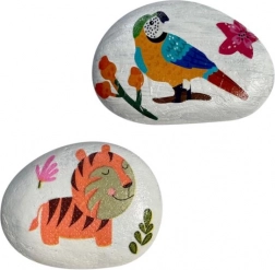 Arto zdobenie kameňov servítkovou technikou