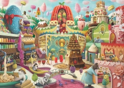 Puzzle Sladká ulica 1000 dielikov Ravensburger