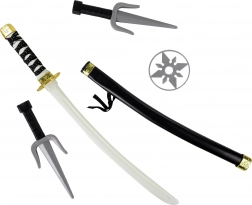 Ninja sada s dýkami a vrhací hviezdicou