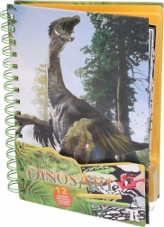 Zamatové omaľovánky DINOSART – dinosaury, 12 dosiek a mini fixky