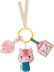 Lilliputiens - Safari krúžok s aktivitami a zrkadielkom Mačička Jeanne