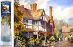 Norimpex diamantové maľovanie Vidiecka vila 30x40 cm