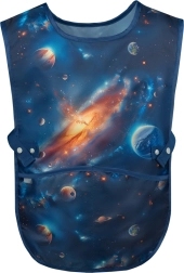 Detská umývateľná zástera vesmír