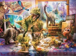 Puzzle RAVENSBURGER Dinosaury ožívajú XXL 100 dielikov