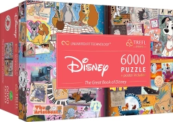 Trefl puzzle uft veľká kniha disney 6000 dielikov