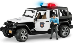 Bruder Jeep Wrangler Rubicon polícia s figúrkou