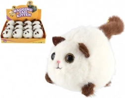 Plyšová hračka natahovacia mačička 10 cm