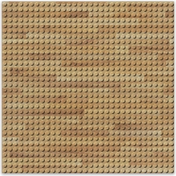 Dizajnová podložka na stavanie - drevo 25,5 x 25,5 cm