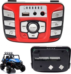 Hudobný panel pre akumulátorové vozidlo